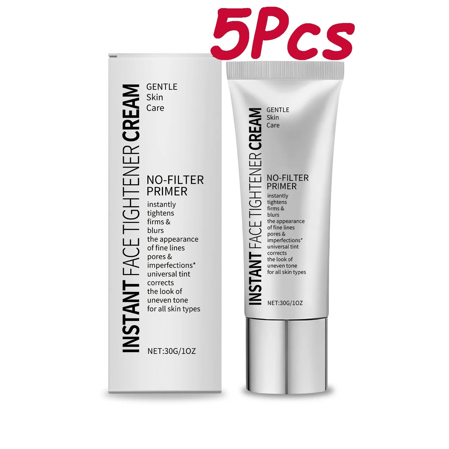 Face Tighten Cream Face Primer Moisturizer Pre-Makeup Isolation Hydrating Base Smoothing Fine Lines Firming Brightening Face Ski