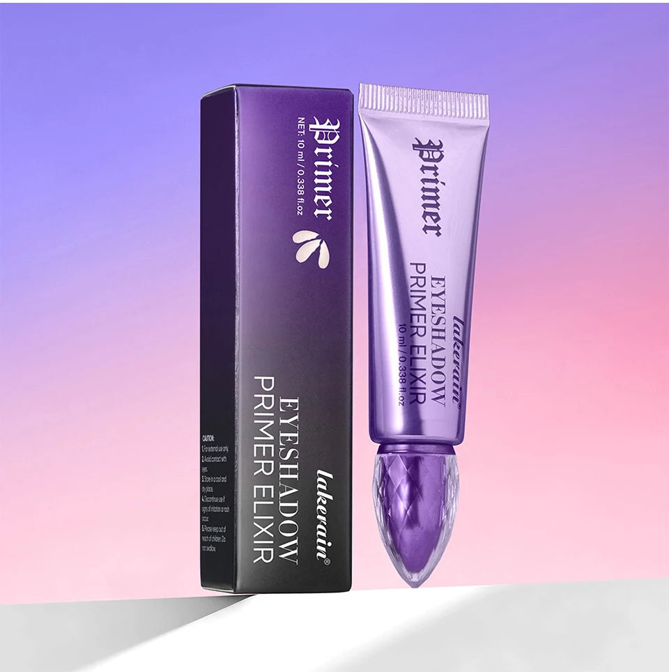 Waterproof Eyeshadow Primer Potion Nude Eyelid Base Primer for Smooth Eye Makeup Waterproof & Long-Lasting Translucent
