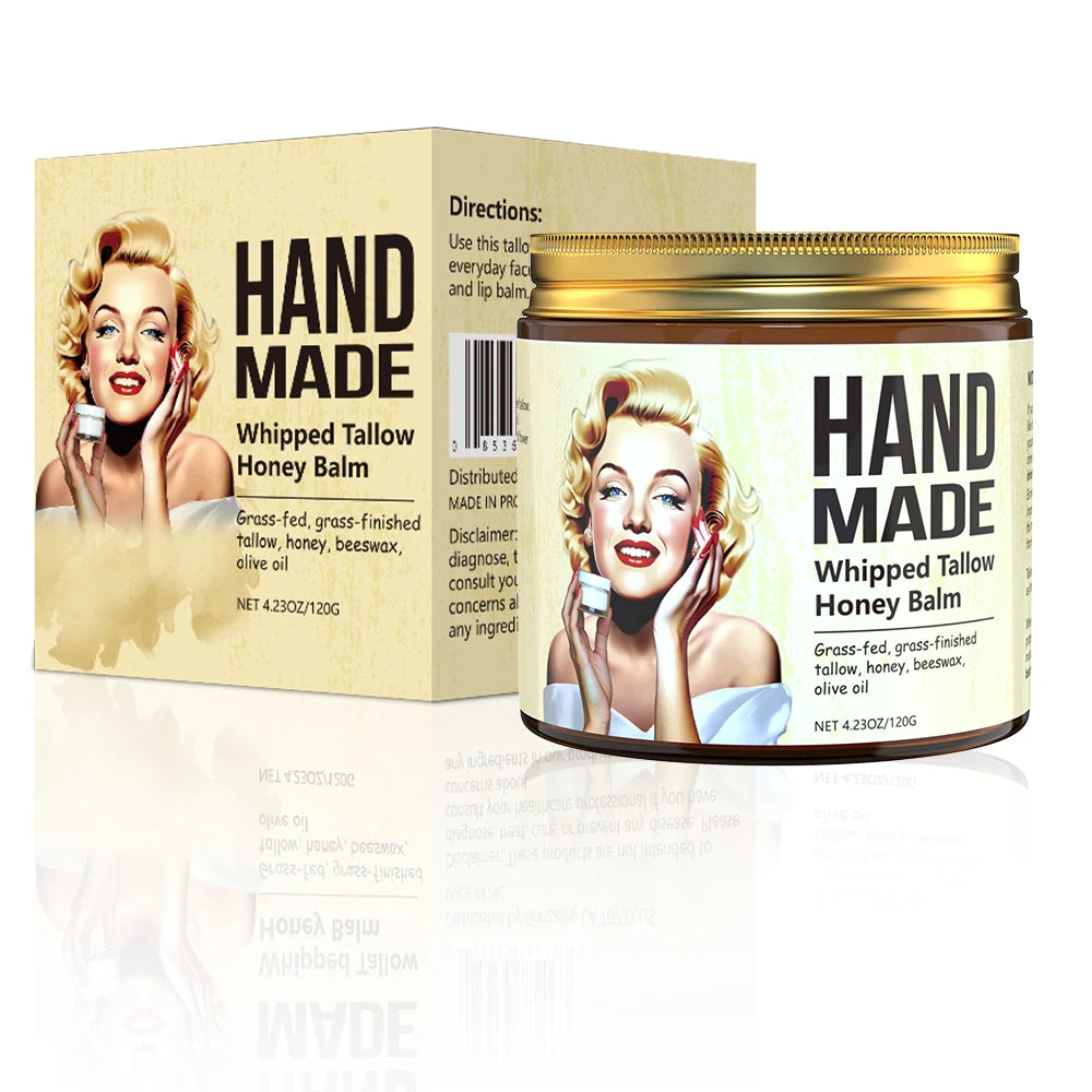 ENVISHA Handmade Skin Care Honey Whipped Tallow Face Cream Moisturizing Firming Nourishing Beauty Health