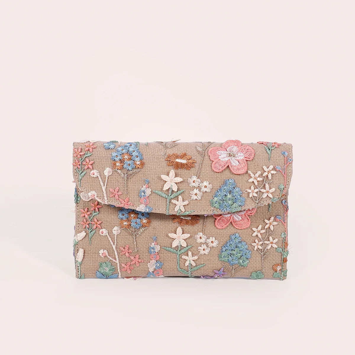 Cross-border High-end Envelope Bag, Sequined Embroidery Straw-woven Niche Women's Clutch Bag, Summer New Woven Women's Clutches
