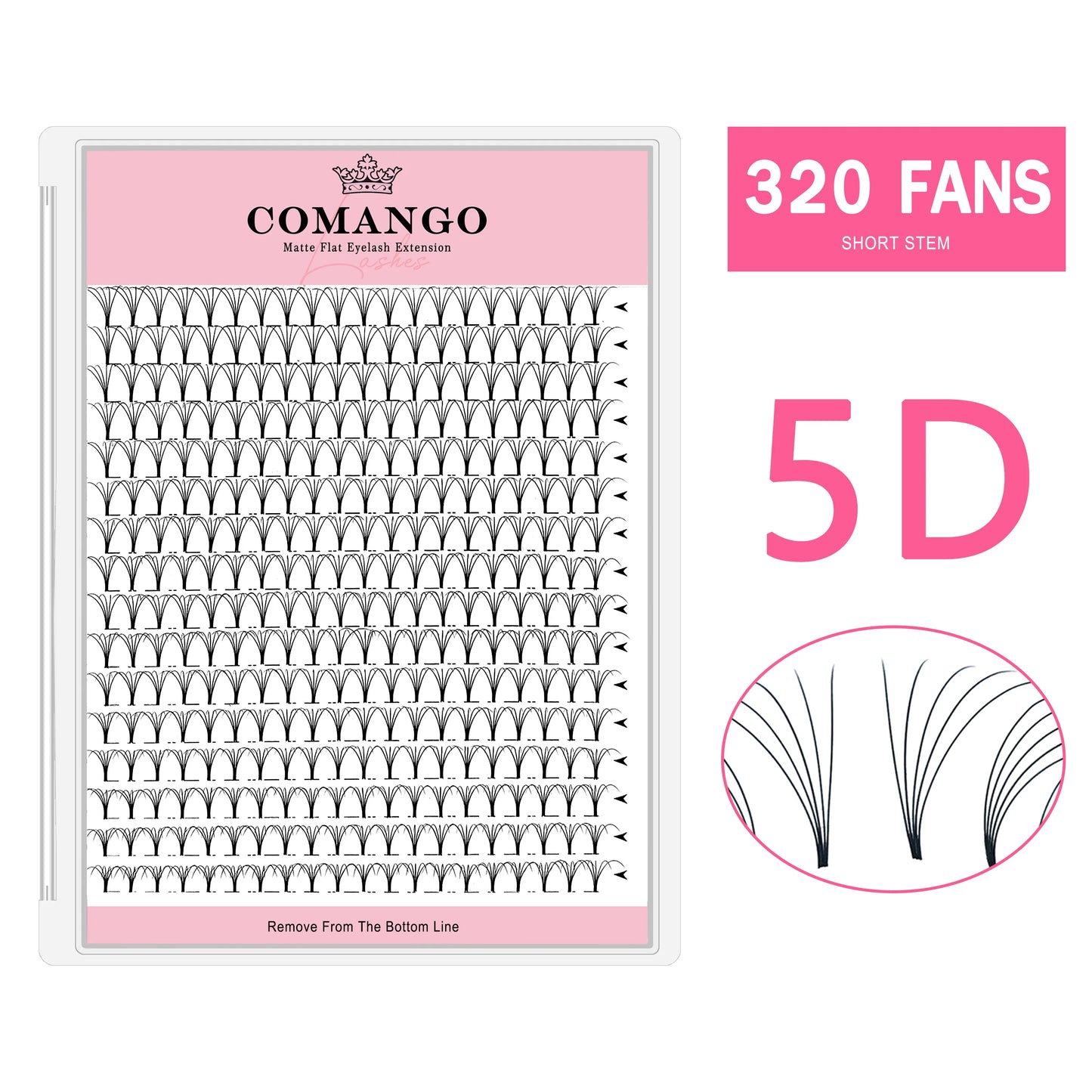 320 Fans Premade Volume Fans 3D 4D 5D 6D 8D 10D Soft Naturl Matte Eyelashes Large Capacity Cilios Individual Lash Extension