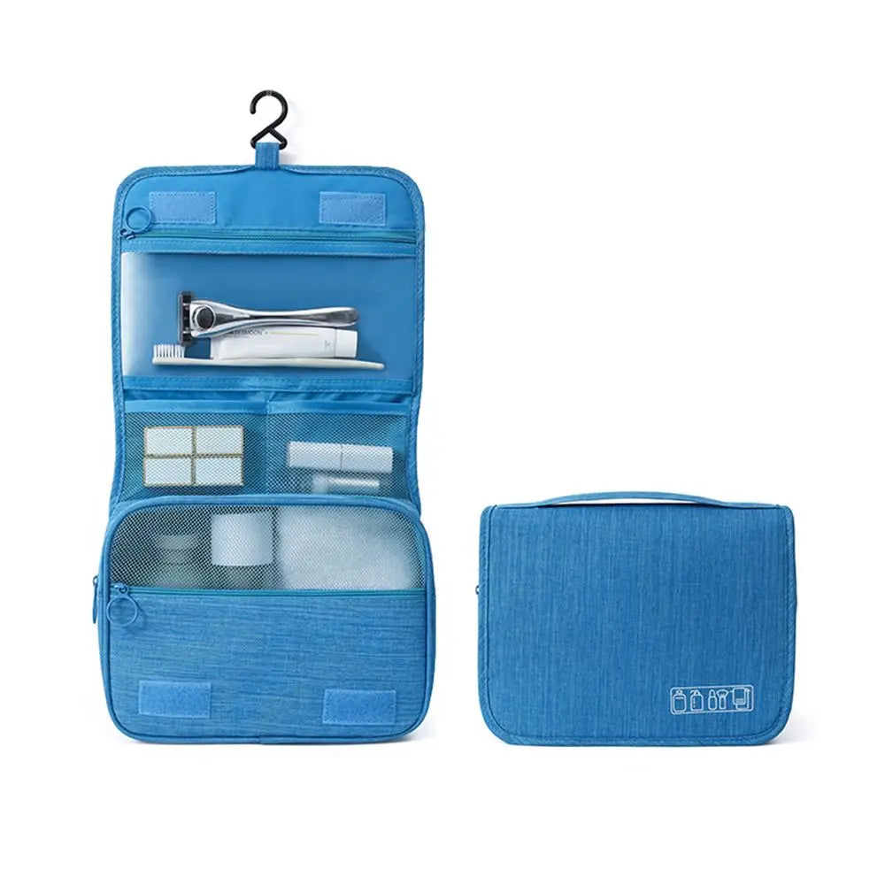 High Quality Women Waterproof Cosmetic Bag Travel Makeup Bags Toiletries Organizer Hanging Dry And Wet Separation Storage Bag