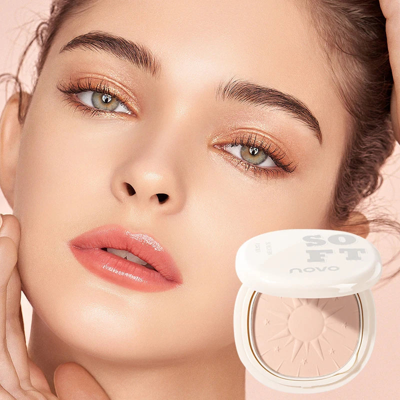SPF30+Sunscreen Setting Powder - 24-Hour Oil Control, Long-Lasting Concealer, Waterproof, Sweat-Proof, Vitamin E