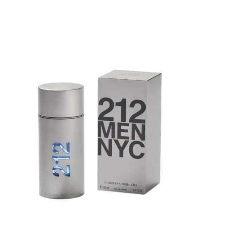 Carolina Herrera 212 Men 100ml Eau de Toilette Spray,Woody Floral Musk Fragrance ,Men's Perfume Gift Idea ,3.4 Fl. Oz