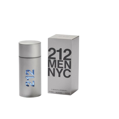 Carolina Herrera 212 Men 100ml Eau de Toilette Spray,Woody Floral Musk Fragrance ,Men's Perfume Gift Idea ,3.4 Fl. Oz