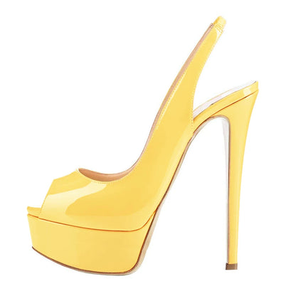 New Women Sandals 14CM Super High Heels Sexy Open Toe Platform Sandals Gladiator Party Dress Red Wedding Shoes Plus Size