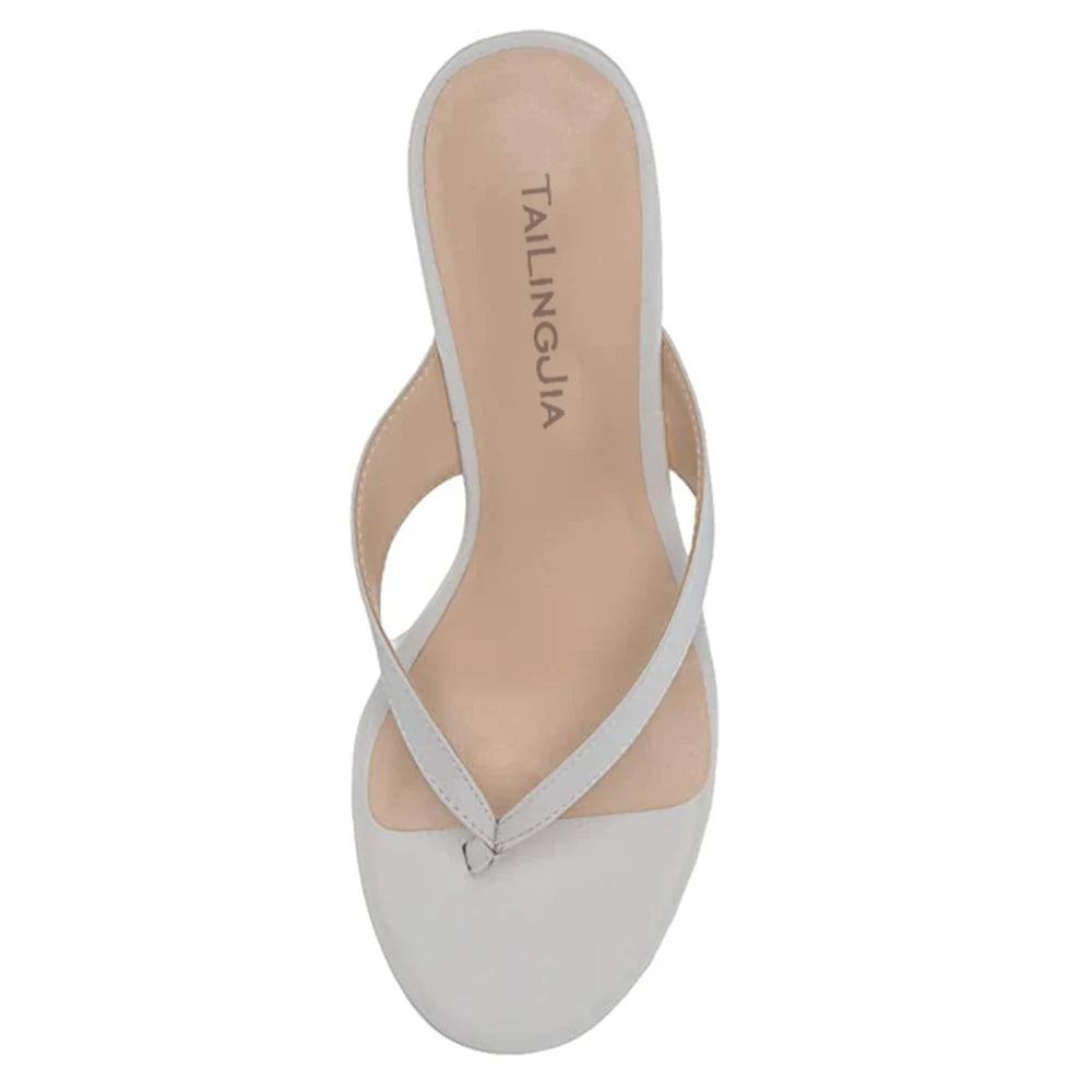 Cork Sandals for Women 2025 Wedges Heels Thong Sandal Ladies Sexy High Heel Mules Flip Flops Slippers Large Size Shoe