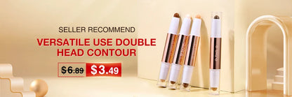 O.TWO.O Eyeliner Stamp Black Liquid Eyeliner Pen Waterproof Fast Dry Double-ended Eye Liner Pencil Make-up for Women Cosmetics