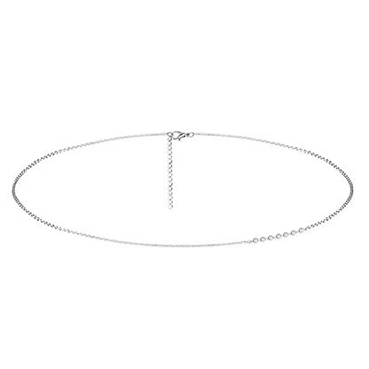 Stainless Steel Waist Chain Rhinestone Crystal Belly Body Chain For Women Minimalist Beach Bikini Sexy Body Jewelry