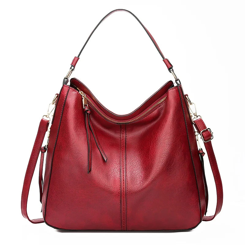 Luxury Handbags Women Bags Designer Faux Leather Bags For Women Hobos Europe Crossbody Bag Ladies Vintage Large Tote Bags