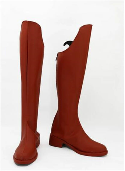 Supergirl Cosplay Shoes Boots Movie Halloween Carnival Party Costumes Adult Women Shoes Supergirl Red Shoes