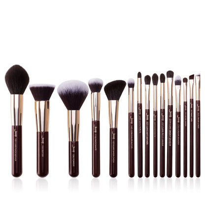 Jessup Makeup Brushes Set 15pcs Professional Makeup Brush Foundation Powder Eyeshadow Blender Liner Blusher Brochas