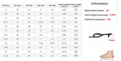 New Summer Square Toe Flip Flops Heel Sandals Women Stiletto Heels Kitten Heel Sandalias Mujer Summer Luxury Slipper Women