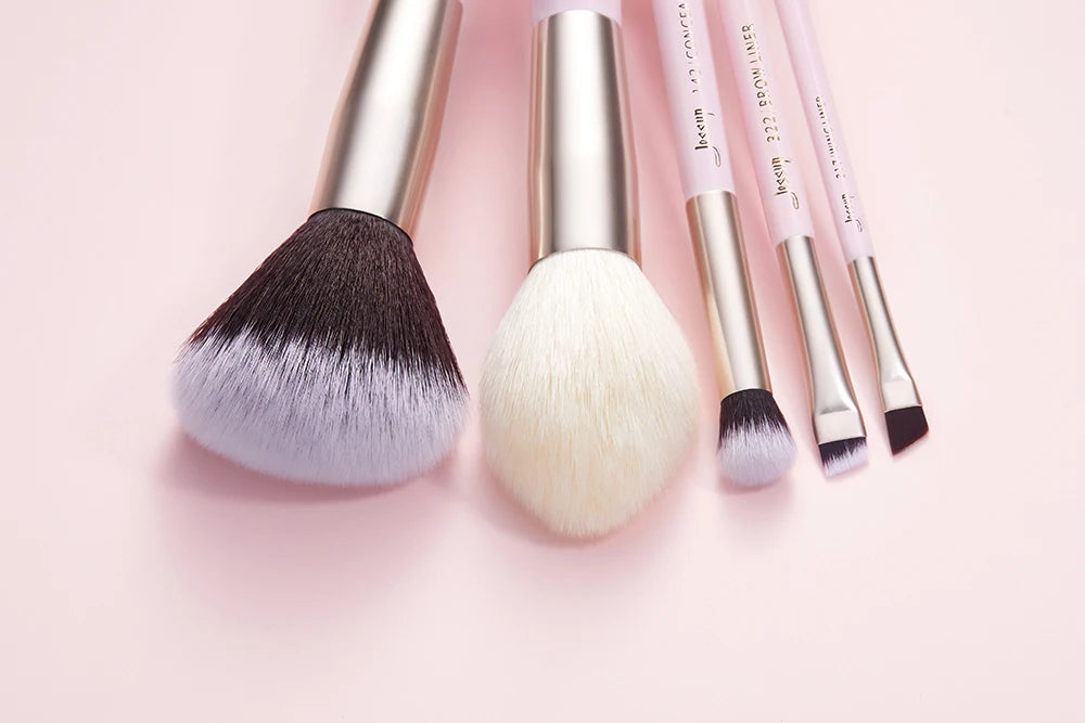 Jessup Makeup Brushes Set 15pcs Professional Makeup Brush Foundation Powder Eyeshadow Blender Liner Blusher Brochas
