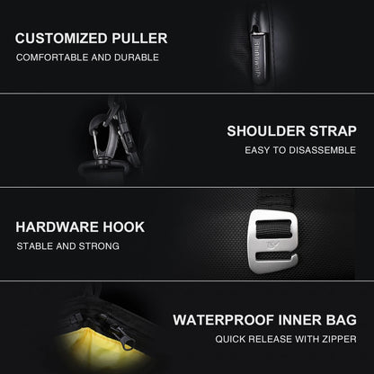Rhinowalk Motorcycle Back Seat Bag 10/20/30L Waterproof Multifunctional Saddle Side Luggage Bag cycling backpack Universal