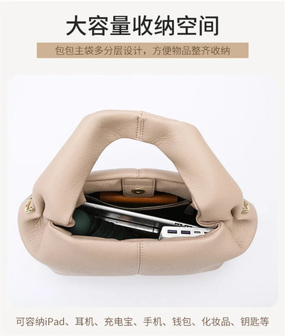 Fashion Women's Tote Bag New Soft Leather Cloud Shoulder Bag High Quality Simple Commuter Crossbody Bag Luxury Handbag Designers