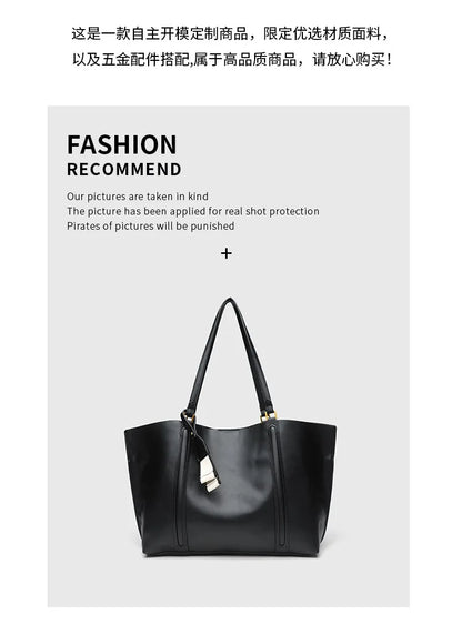Large Capacity Tote Bag Luxury Designer Women Shoulder Bag Pu Leather Bucket Bags For Women Handbags And Purses New 2026 Shopper