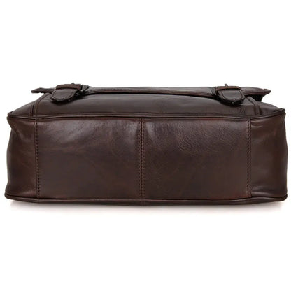 Fashion High Class Oil-Waxed Genuine Leather Shoulder Bag men Leather Messenger Bag Male Crossbody Bag Sling Leisure Bag Satchel