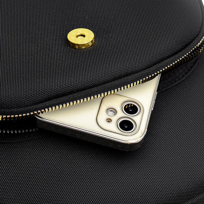 Hot Selling Solid Color Zipper Oxford Fashion Women's Backpack 2024 New Versatile Commuting Large Capacity Soft Female Back Pack