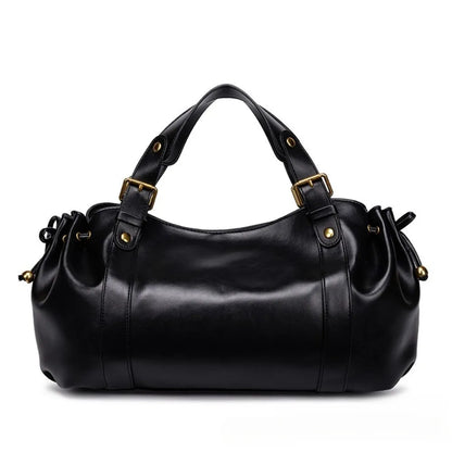Solid Color Simple Handbag Work Commuter Fashion Women's Bag Shoulder Tote Bag Soft and Comfortable Pillow Bag