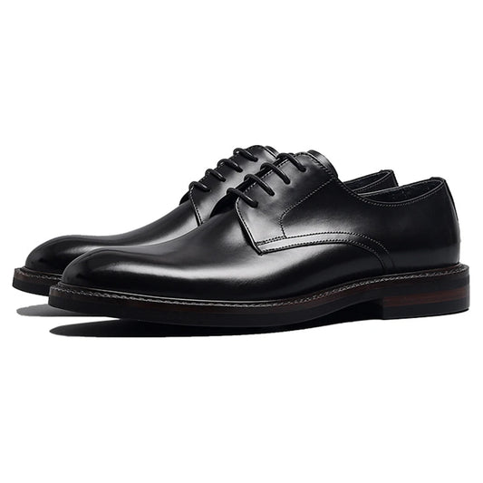 High Quality Men's Oxford Shoes Genuine Leather Office Derby Dress Shoes for Business Casual Wear