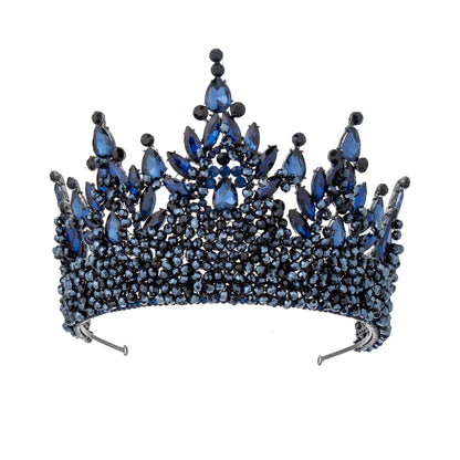 Queen Crowns For Women Crystal Princess Big Bridal Tiara Crown For Wedding Bride Pageant Miss Universe Hair Jewelry Headdress