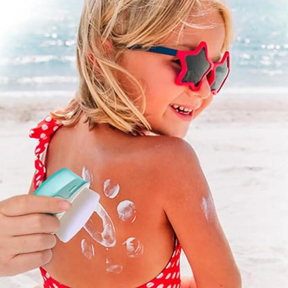 Sunscreen Applicator Suntan Lotion Applicator with Soft Bristles Foundation Makeup Brushes for Liquid Foundation Powder Cream