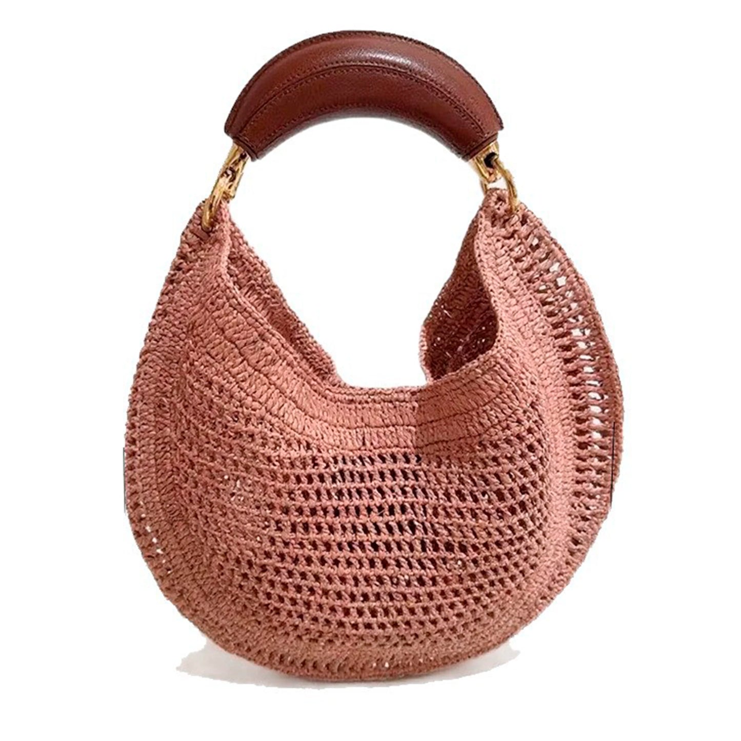 Cross border summer seaside vacation style retro wrist pure handmade colorful grass woven armpit bag hobo handbag
