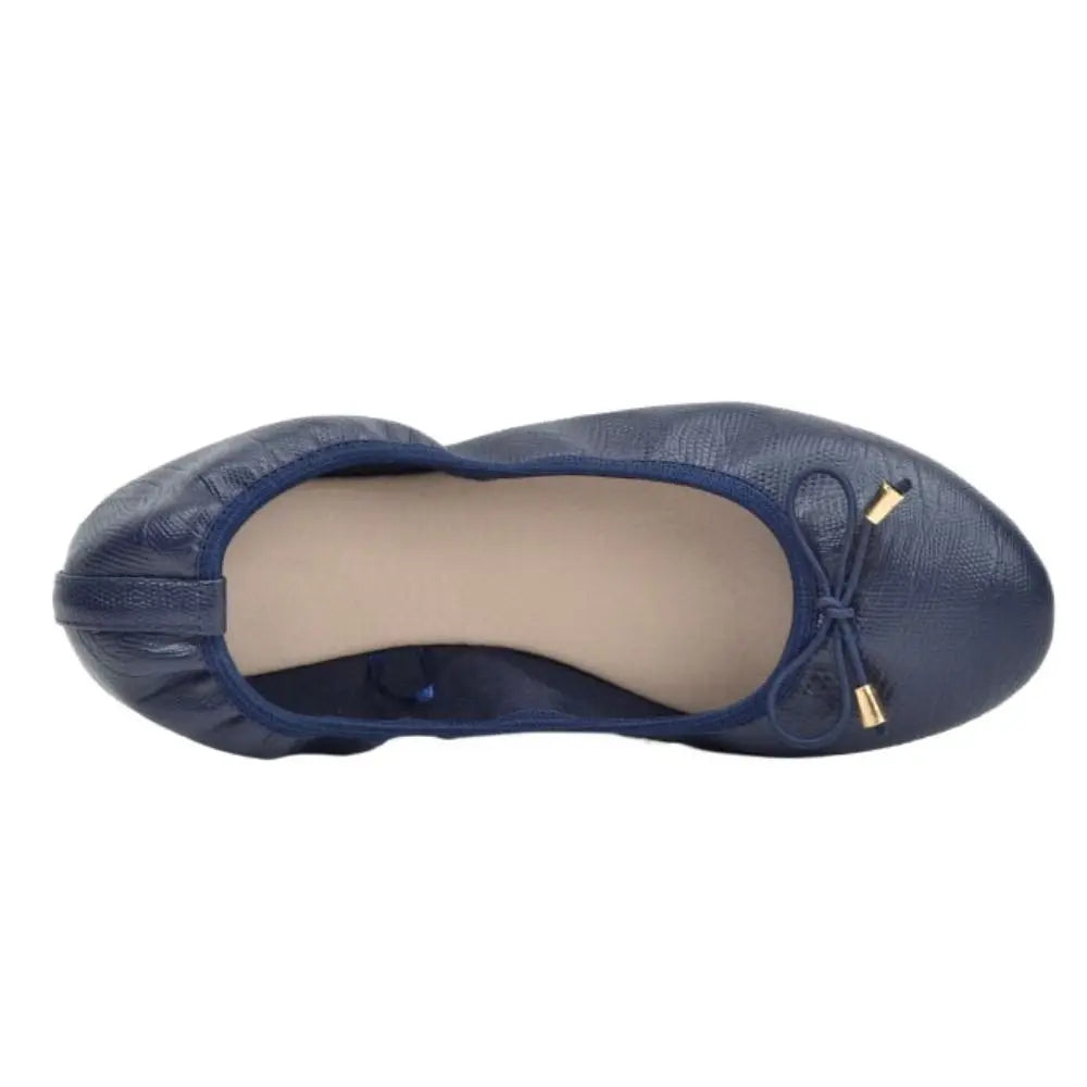 Solid Color Shallow Mouth PU Ballet Shoes Thread Bowknot Ballet Flats Women Foldable Lightweight Chicken Rolls Dance Shoes Yoga