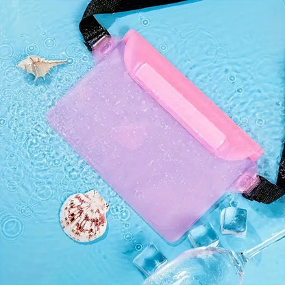 High Quality Waist Bag with Adjustable Strap, Suitable for Beach, Swimming, Diving, Rowing, Fishing Waterproof Belt Bag