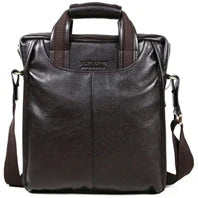 Fashion High Class Oil-Waxed Genuine Leather Shoulder Bag men Leather Messenger Bag Male Crossbody Bag Sling Leisure Bag Satchel