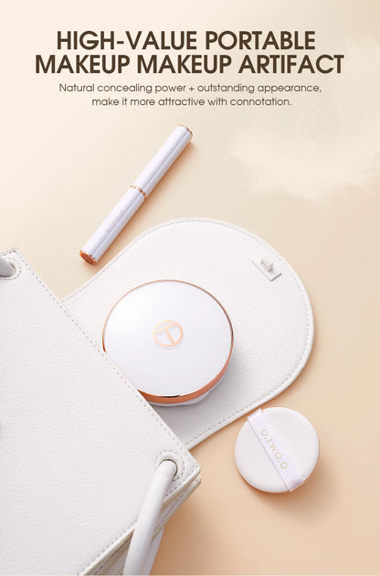 Silk Smooth Oil Control Pressed Powder Makeup Setting Powder Waterproof Long Lasting Face Powder For Flawless Matte Finish