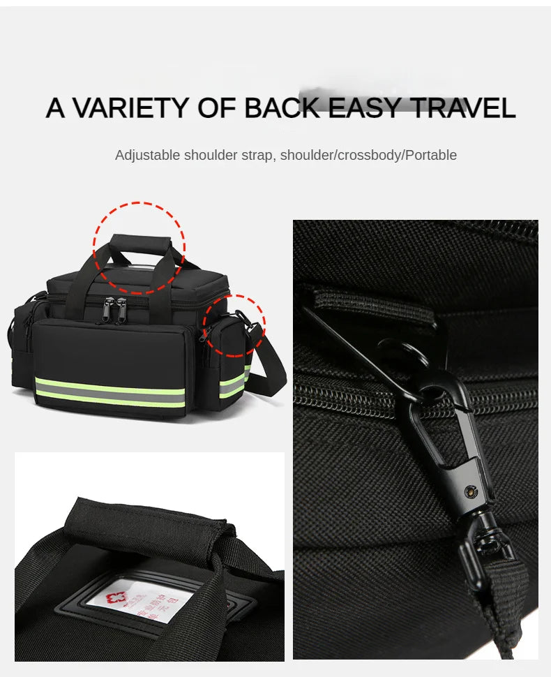 Customized Waterproof Emergency Bag Logo Medical Visit Bag Single Shoulder Crossbody Handbag Wholesale Team Name