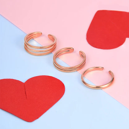 3pcs Adjustable Toe Rings For Women Girls Simple Cute Beach Open Toe Set Summer Beach Stainless Steel Foot Jewelry