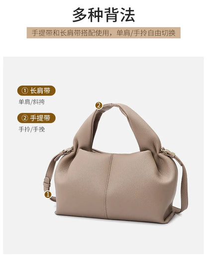 Fashion Women's Tote Bag New Soft Leather Cloud Shoulder Bag High Quality Simple Commuter Crossbody Bag Luxury Handbag Designers