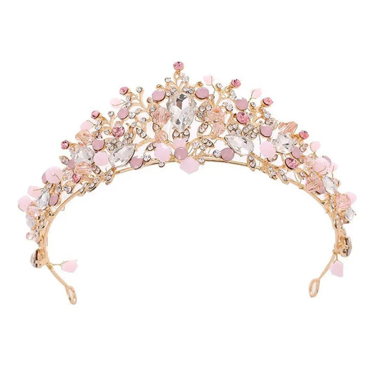 Children's Crown Hair Accessories Princess Costume Crystal Party Birthday Princess Hair Headband Accessories Crown Wedding