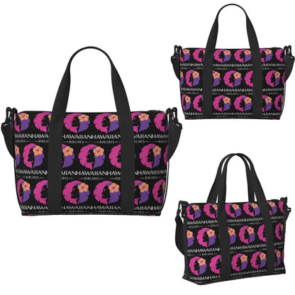 Hawaiian Airlines Herc Travel End Of Southern Summer Sale Beach Travel Bag Tote Bags for Gym Women Shopping Duffle Shoulder Bag