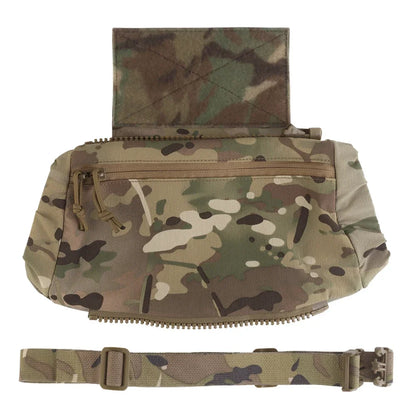 Outdoor DropPouch Muff Hand Warmer Pouch, Stowable Fanny Pack for Winter Airsoft Hunting Gear Camping Hiking Football Fishing