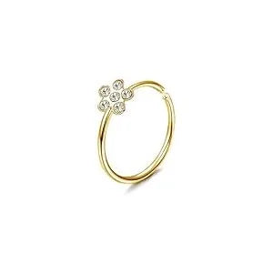 Bobisty Nose Ring Stainless Steel Nose Piercing Stud Septum Rings Lip Rings for Women Men