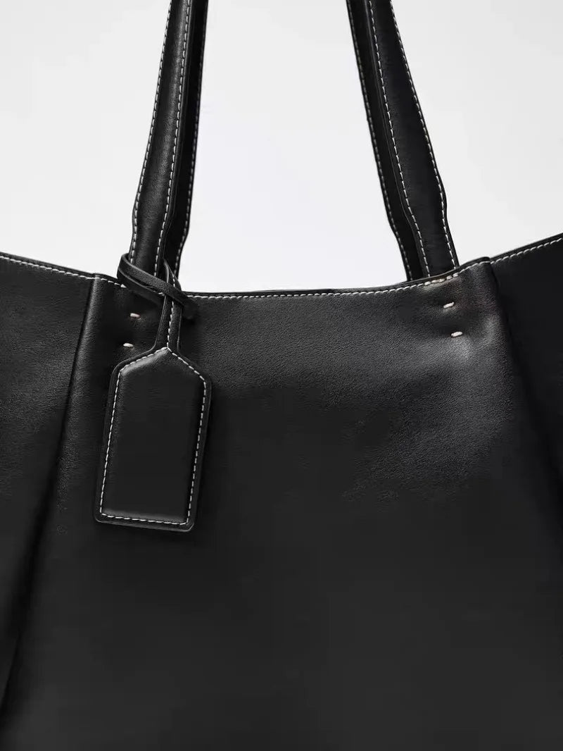 Fashion Ruched Women big Handbags Designer PU Leather Shoulder Bag High Quality Crossbody Bags Women Bucket Bag Female Clutch