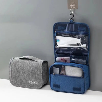 High Quality Women Waterproof Cosmetic Bag Travel Makeup Bags Toiletries Organizer Hanging Dry And Wet Separation Storage Bag