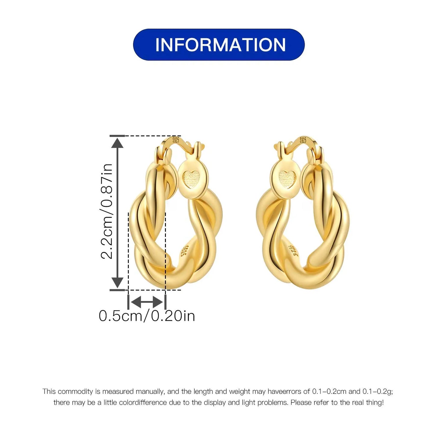 925 Sterling Silver Exquisite Multi-layer Ear Ring Jewelry Versatile Hoop Earrings For Women Jewelry Fine Birthday Party Gift
