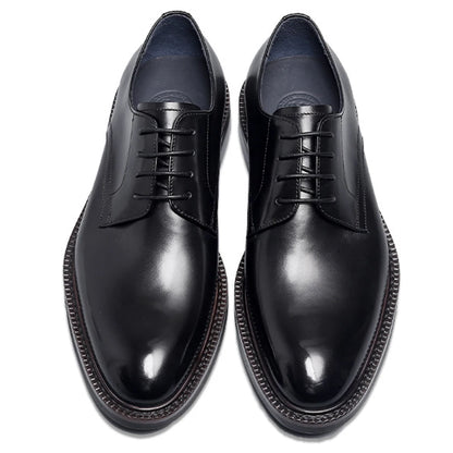 High Quality Men's Oxford Shoes Genuine Leather Office Derby Dress Shoes for Business Casual Wear