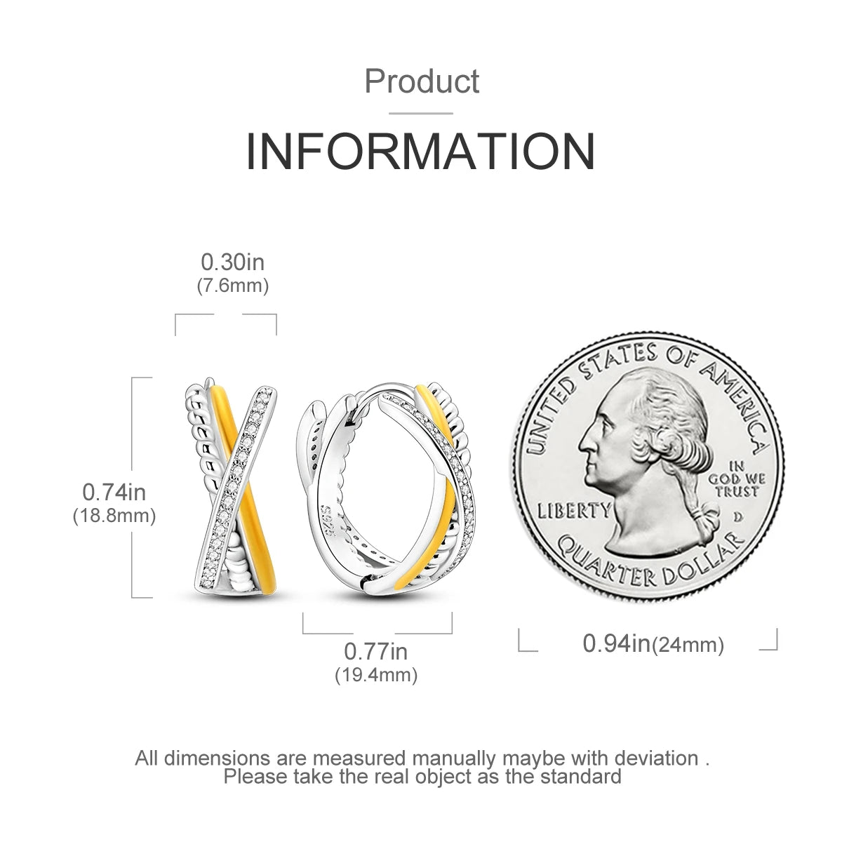 925 Sterling Silver Exquisite Multi-layer Ear Ring Jewelry Versatile Hoop Earrings For Women Jewelry Fine Birthday Party Gift