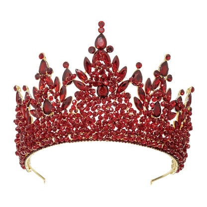 Queen Crowns For Women Crystal Princess Big Bridal Tiara Crown For Wedding Bride Pageant Miss Universe Hair Jewelry Headdress