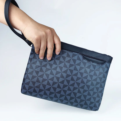 New Fashion PU Leather Men Clutch Bag Business And Leisure PAD Handbag Underarm Pocket Envelope Bag Outdoor Commuting Wallet Men
