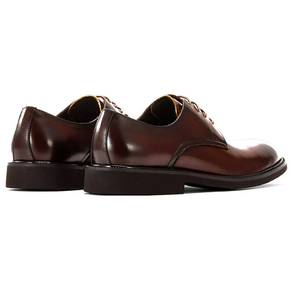 High Quality Men's Oxford Shoes Genuine Leather Office Derby Dress Shoes for Business Casual Wear