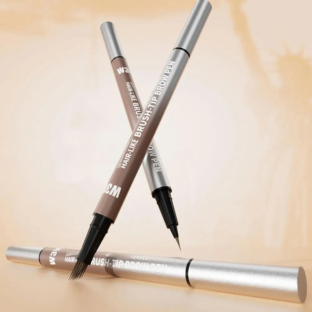 NEW Hair-Like Eyebrow Pencil 4D Micro-Sculpting Dual-Ended Eyebrow Pencil and Eyeliner Long-lasting Liquid Eyebrow Pen Like Real