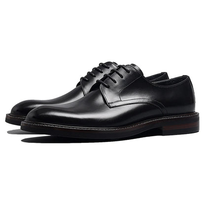 High Quality Men's Oxford Shoes Genuine Leather Office Derby Dress Shoes for Business Casual Wear