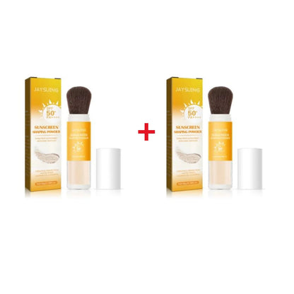 Sunscreen Loose Powder Sunblock Skin Protective Invisible Pore Solar Blocker Lasting Oil Control Light Waterproof Setting Powder